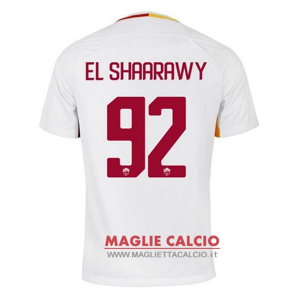 nuova maglietta roma 2017-2018 el shaarawy 92 seconda